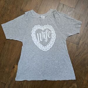 Wildfox WIFE Newlywed Bride T-shirt cotton tee size S
